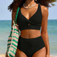 👙2025 New Type ~50% OFF 👙Textured Knot-Front High-Waisted Bikini Set