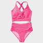 👙2025 New Type ~50% OFF 👙Textured Knot-Front High-Waisted Bikini Set