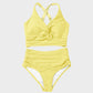 👙2025 New Type ~50% OFF 👙Textured Knot-Front High-Waisted Bikini Set