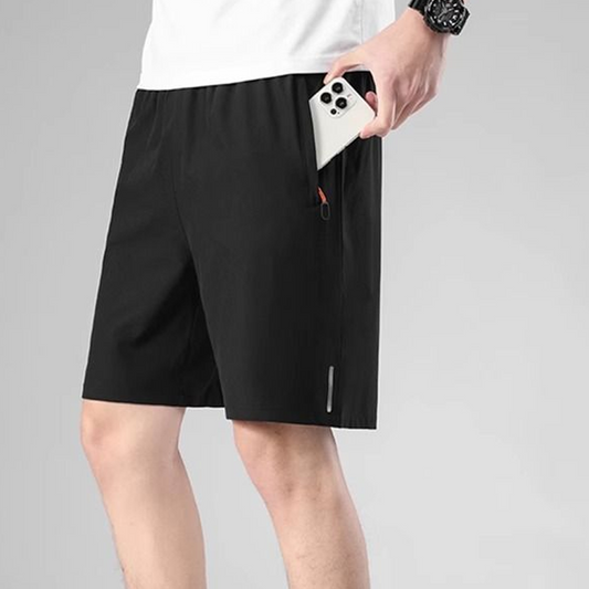 🔥HOT SALE 70% OFF🥰 Men's Elastic Summer Shorts💎Breathable, Zippered Pockets & Stretch Fit🩳❄️