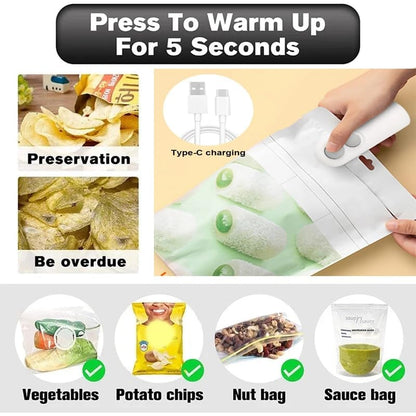 🔥Buy 2 Get 1 Free🔥Upgraded Mini Bag Sealer