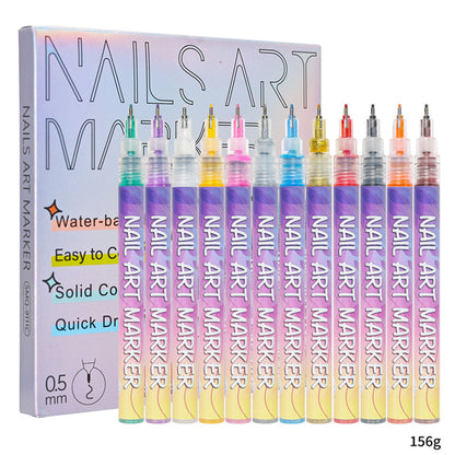 🔥Last Day Promotion 50% OFF🔥✨12 Colors Nail Art Pens Set