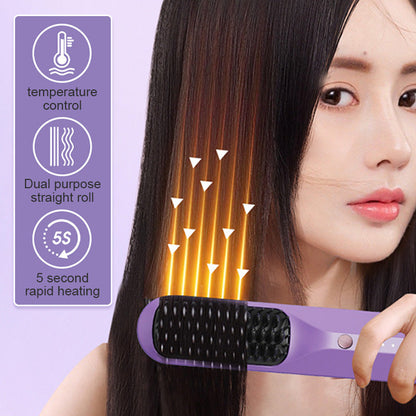 ✨Last Day Special Price £15.98!!💥Portable Hair Straightener Comb💇‍♀️