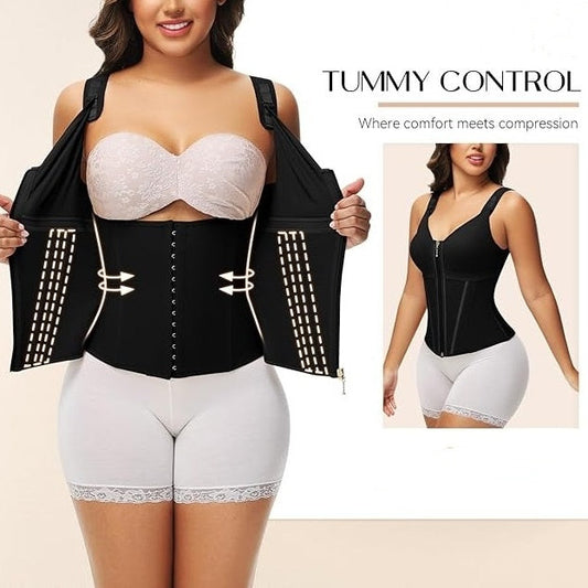 🔥Last Day Sale 65% OFF🥰Extreme Latex Corset Waist Vest With Bra