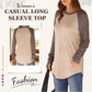 ⏰Hot Sale 49% OFF🔥-Women's Casual Long Sleeve Round Neck Top