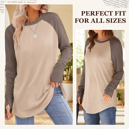 ⏰Hot Sale 49% OFF🔥-Women's Casual Long Sleeve Round Neck Top