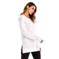 🔥Autumn Hot Sale 49% OFF🍂Women's Long Sleeve Side Slit Loose Tops