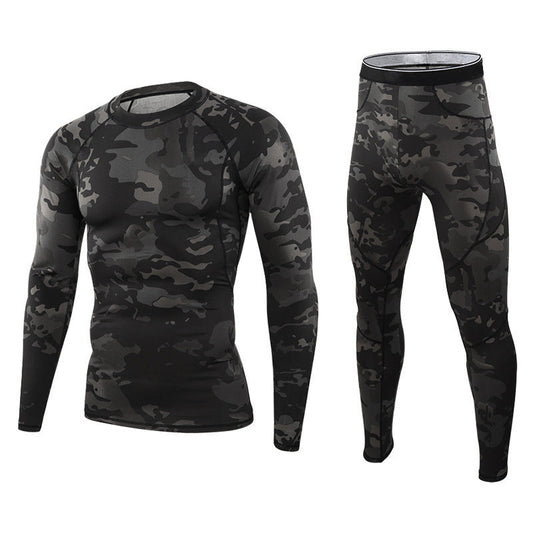 🔥Last Day Promotion 60% OFF-❄️🌧️Men's Camouflage Thermal Underwear & Pants Set