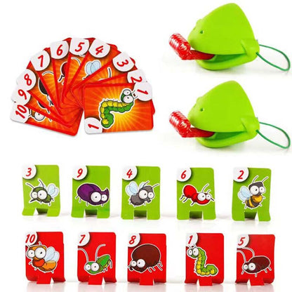 👪Christmas New Arrival-60% OFF🐸Frog Tongue Board Game-🎉Fun Family Interactive Party Game