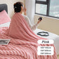 ⏰LAST DAY SPECIAL PRICE: ￡10.99!!🔥Super Soft Fur Ribbed Fleece Throw Blanket⛄