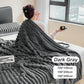🎁🎁LAST DAY SPECIAL PRICE: ￡11.99!!🎅Super Soft Fur Ribbed Fleece Throw Blanket⛄🔥