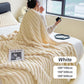 ⏰LAST DAY SPECIAL PRICE: ￡10.99!!🔥Super Soft Fur Ribbed Fleece Throw Blanket⛄