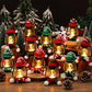 🎉2025 New Products Hot Sale🎁Christmas Decoration Mini Snowman Lantern with Hats and Scarves