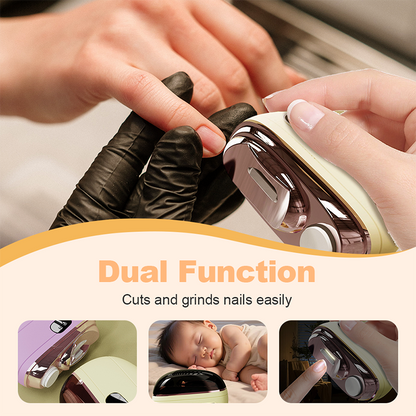 🎁2026 New Arrivals 50% OFF💥Trim Nails Instantly! No-Pinch 360° LED Electric Clipper