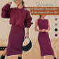 💃HOT SALE 49% OFF🍂🌟Chic & Cozy! Women's Sweatshirt + Sleeveless Dress 2-Piece Set