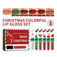 🎄🎅CHRISTMAS SPECIAL PRICE: ￡14.99!!🎁 Christmas Lip Gloss Set – 6 Colors💋