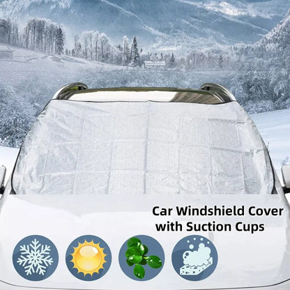 ⏳ Limited-Time 50% OFF! 🚗 Car Windshield Cover — Sun, Frost & Snow Shield 🪟