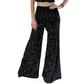 💖LAST DAY SALE 60% OFF💃Women’s Fashion Sequin Wide-Leg Pants