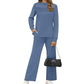🔥LAST DAY SALE 60% OFF👍✨2026 Women's Mock Neck Long Sleeve Lounge Set