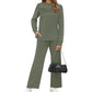 🔥LAST DAY SALE 60% OFF👍✨2026 Women's Mock Neck Long Sleeve Lounge Set