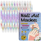 🥳2026 HOT SALE🥳💞50K+ SOLD!✨🎨 50% OFF! Dual‑Tip Nail Art Pens – Quick‑dry, no UV lamp. Fine & brush tips. 12/24 vibrant colors. Easy DIY at home. No smudges, just art! 💅🖌️