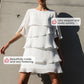 🎁LAST DAY  50% OFF! Women's Elegant Layered Ruffle Sleeve Dress – Effortless Style for Every Occasion 💃