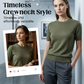 🎁New arrival 50% OFF💥Women's Crew Neck Short Sleeve Knit Top