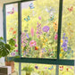 🔥Last Day Sale - ￡6.99!🎁50K+ SOLD! Amost Gone! ✨💐Colorful Floral Bouquet Window Sticker🖼️