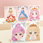 👑LAST DAY SALE ONLY ￡11.99!! 🎨 Princess Makeup & Diamond Painting Craft Kit – Mess-Free Paper Play, Realistic Fun for Girls ✨