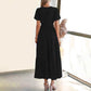 💕HOT SALE 55% OFF💕Women's Boho Chic Smocked Waist Maxi Dress