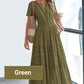 💕HOT SALE 55% OFF💕Women's Boho Chic Smocked Waist Maxi Dress