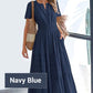 💕HOT SALE 55% OFF💕Women's Boho Chic Smocked Waist Maxi Dress