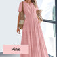 💕HOT SALE 55% OFF💕Women's Boho Chic Smocked Waist Maxi Dress