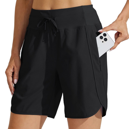 🔥New Arrival 50% OFF🔥Women's Active 7 Inseam Athletic Long Running High Wasistband Shorts