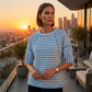 🔥HOT SALE 50% OFF✨Women's Striped Relaxed Fit T-Shirt