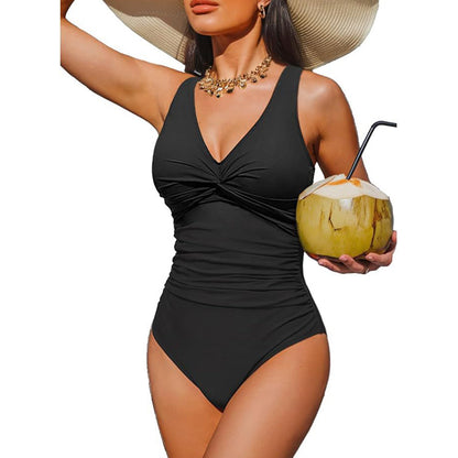 💖Last Day Promotion - Only £14.99!!👚Women's Tummy Control One-Piece Swimsuit🔥