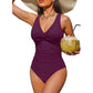 💖Last Day Promotion - Only £14.99!!👚Women's Tummy Control One-Piece Swimsuit🔥