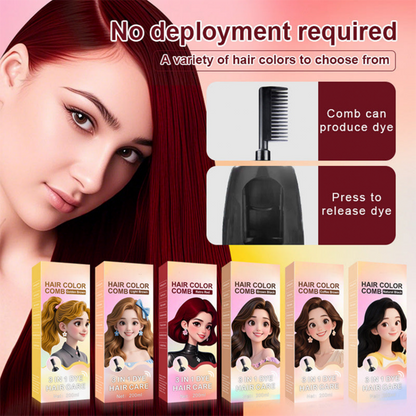 🔥Best Seller 50% Off!!🦄3-in-1 Hair Dye Comb💇‍♀️