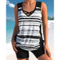 🔥Summer Sale 50% OFF🎁Women's Printed Tankini Swimsuit – 2-Piece Tummy Control Set 🌸