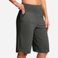 ⏰Last Day Sale 49% OFF🔥Women's Bermuda Shorts with Pockets -👍Knee Length Athletic Casual Long Shorts
