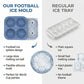 🔥Last Day Sale 40% OFF🚀Only￡7.99!!!⚽Football Shape Silicone Ice Ball Mold🧊