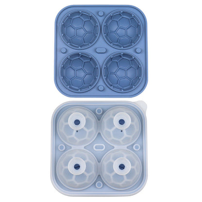 🔥Last Day Sale 40% OFF🚀Only￡7.99!!!⚽Football Shape Silicone Ice Ball Mold🧊