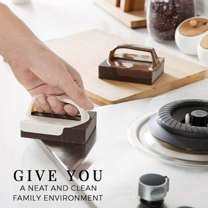 🥳HOT SALE 50% OFF!💞50K+ SOLD!🧽Decontamination Cleaning Brush – Removes burnt grease & rust instantly.🍳✨