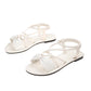 🏖️Limited time 60% OFF⏳👙Women's Criss-Cross Strap Flat Sandals