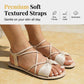 🏖️Limited time 60% OFF⏳👙Women's Criss-Cross Strap Flat Sandals