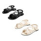 🏖️Limited time 60% OFF⏳👙Women's Criss-Cross Strap Flat Sandals