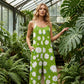 ✨Summer Hot Sale 40% OFF ！！ ⏰Women's Floral Print Wide Leg Jumpsuit 💐