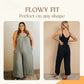 🎁Limited time 49% OFF⏳Loose Sleeveless Wide-Leg Jumpsuit with Pockets - Stretchy & Flowy