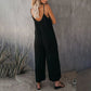 🎁Limited time 49% OFF⏳Loose Sleeveless Wide-Leg Jumpsuit with Pockets - Stretchy & Flowy