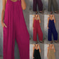 🎁Limited time 49% OFF⏳Loose Sleeveless Wide-Leg Jumpsuit with Pockets - Stretchy & Flowy